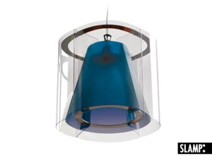 SLAMP HARRIS LAMPADA A SOSPENSIONE AQUAMARINE - Foto 1 di 1