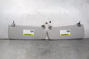2007 - 2011 Bmw 3 Series E90 Sun Visor Shade W Mirror Set Right Left Grey LM55 - Picture 1 of 7