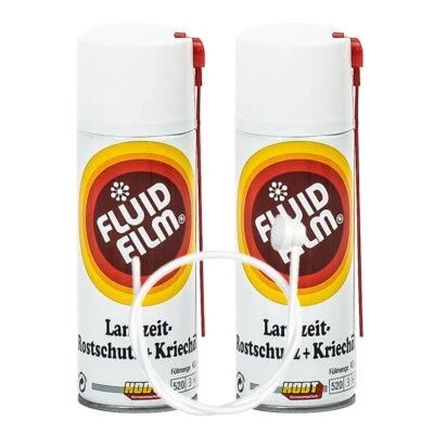 Fluid Film AS-R 400 ml Sprühdose 2er Pack Rostschutz Hohlraumschutz + Sonde - Bild 1 von 4