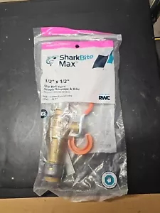 Acoplamiento de válvula de bola deslizante SharkBite Max 1/2" apagado de agua, empuje para conectar - Imagen 1 de 3