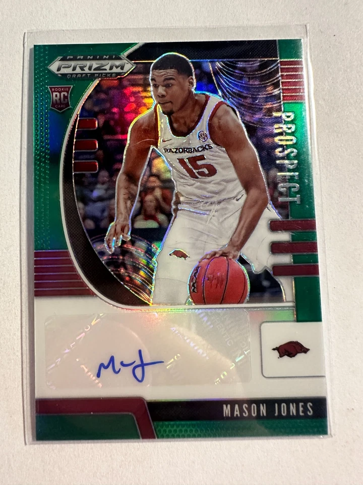 K127,775 - 2020-21 Panini Prizm Draft Picks Prospect Auto Green #59 Mason Jones - Image 1 of 1