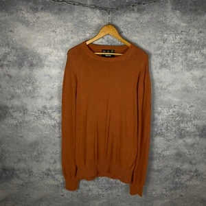 Men’s Barbour Sweater Pullover Brown Cotton Size XXL - Picture 1 of 7