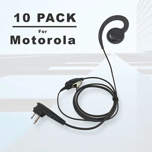 10x słuchawki z mikrofonem PTT do radia Motorola CLS1110 RDM2070D RMU2080 Mag One - Zdjęcie 1 z 13