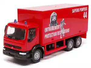 RENAULT PREMIUM EMERGENCIA 1996- 1:60 BOMBERO FRANCÉS SÓLIDO COCHE MODELO DIECAST - Imagen 1 de 1