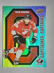 ADAM HENRIQUE Canada Captains 2021-22 Upper Deck Tim Hortons Canada NHL CC-1 - Picture 1 of 2