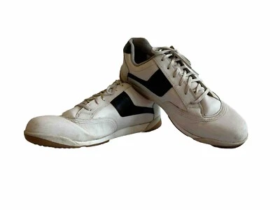 Zapatos de golf FootJoy sin clavos modelo #45345 para hombre talla 14M blancos negros Foto 1 de 4