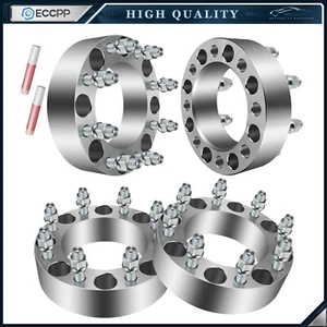 4 Pcs 2" 8x6.5 Wheel Spacers 9/16" Studs For 1994-2014 Dodge Ram 2500 Ram 3500 - Picture 1 of 8