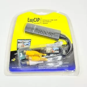 EasyCAP USB 2.0 Audio-Video Capture Adapter VHS/8mm/MiniDV Analog to Digital - Picture 1 of 8