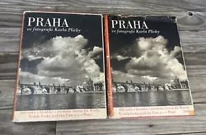 1940s 2 books PHOTOGRAPHY of KAREL PLICKA Prague & Slovaki Czeck & Slovak AS-IS! - Picture 1 of 24