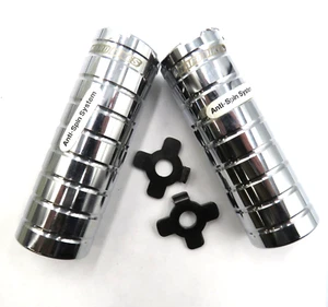 Haro BMX NOS Pegs Mega 4 1/4 " Spider Pegs Chrome - Picture 1 of 2