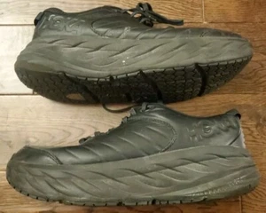 SÜSSE SCHWER ZU FINDENDE HOKA ONE ONE BONDI SR LEDER SCHWARZ SCHUHE HERREN GRÖSSE US10 - Bild 1 von 10