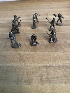 Preowned9 Pewter Tokens Star Wars Monopoly Trilogy Edition 1997 Replacment Parts - Picture 1 of 11