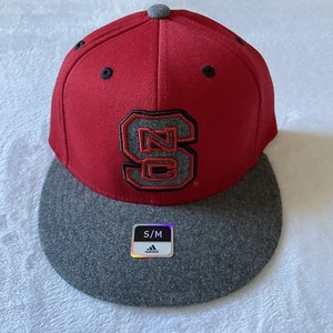 NC State Wolfpack Structured Fitted Baseball Hat New Without Tags Small Medium - Picture 1 of 7
