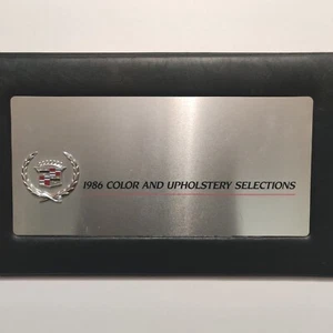 RARE 1986 Cadillac Collector Upholstery Dealer Merchandise Album Large NICE! - Picture 1 of 12