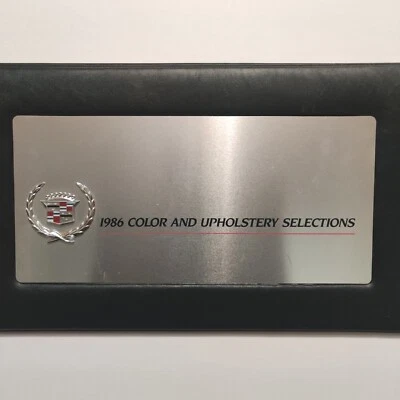 RARE 1986 Cadillac Collector Upholstery Dealer Merchandise Album Large NICE! - Image 1 of 4