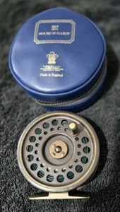 HARDY GOLDEN PRINCE #7/8 FLY REEL GOOD USABLE REEL. IN A GOOD HARDY REEL POUCH - Picture 1 of 12