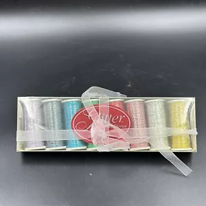 GLITTER HOLOGRAM THREAD PACK BY SUPERIOR THREADS - 8 SPOOLS @ 400YDS PER SPOOL - Picture 1 of 4