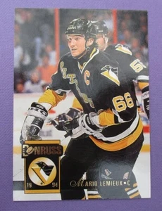 MARIO LEMIEUX Pittsburgh PENGUINS 1993-94 DONRUSS HOCKEY CARD #262 - Picture 1 of 2