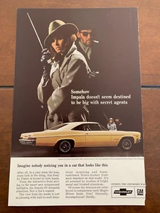 Chevrolet Impala SS Sport Coupe Color Print Advertisement - Picture 1 of 3