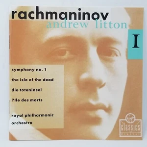 Litton Rachmaninov Symphony 1 CD Near Mint + Free Outer Sleeve Classical - Picture 1 of 2