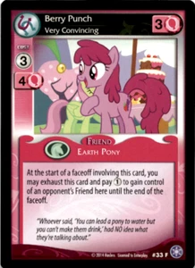 My Little Pony CCG Crystal Games MLP Enterplay Hasbro Berry Punch #33F - Picture 1 of 2