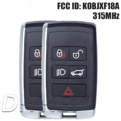 2 Remote Key Fob for Land Rover Range Rover Sport 2018-2021 K0BJXF18A 315MHz Foto 1 de 4