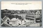 Boat Harbor Curacao Vintage Caribbean Island Linen Postcard Cover To Chicago 40S