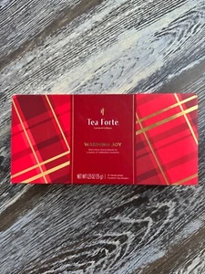 Tea Forte Warming Joy Petite Presentation Box Of 10 Pyramid Infuser Bags 35 g - Picture 1 of 3
