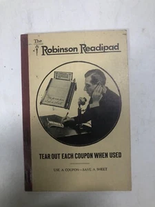 Vintage - Mai usato il libro coupon Robinson Manufacturing Redipad 1950 circa - Foto 1 di 5