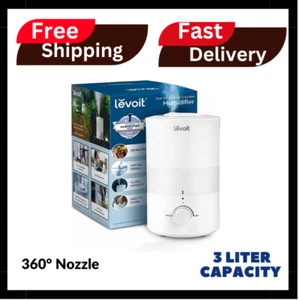 LEVOIT Humidifiers for Bedroom Baby Nursery, 3L Cool Mist Top Fill Oil Diffuser - Picture 1 of 6