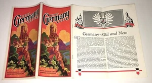 GERMANY ORIGINAL 1926 PICTORIAL GUIDE BOOK UNITED & HAMBURG-AMERICAN LINE SHIPS - Picture 1 of 8