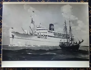 COMPAGNIE de NAVIGATION PAQUET~PAQUEBOTS KOUTOUBIA-ROGER CHAPELET~40x30 - Bild 1 von 1