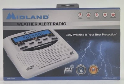 Midland Weather Alert Radio WR-12B - NEW - Image 1 of 4