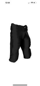 Youth Integrated Football Game Pant Schwarz XS Neu - Bild 1 von 5