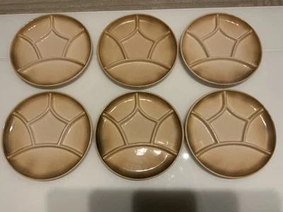 6  x Fondue Antipasti Snack Tapas Käsefondue Teller - Vintage - Bild 1 von 3
