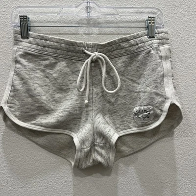 Hollister Y2K Micro Mini Sweat Shorts Juniors Women's Terry Cloth Spell Out - S - Image 1 of 4