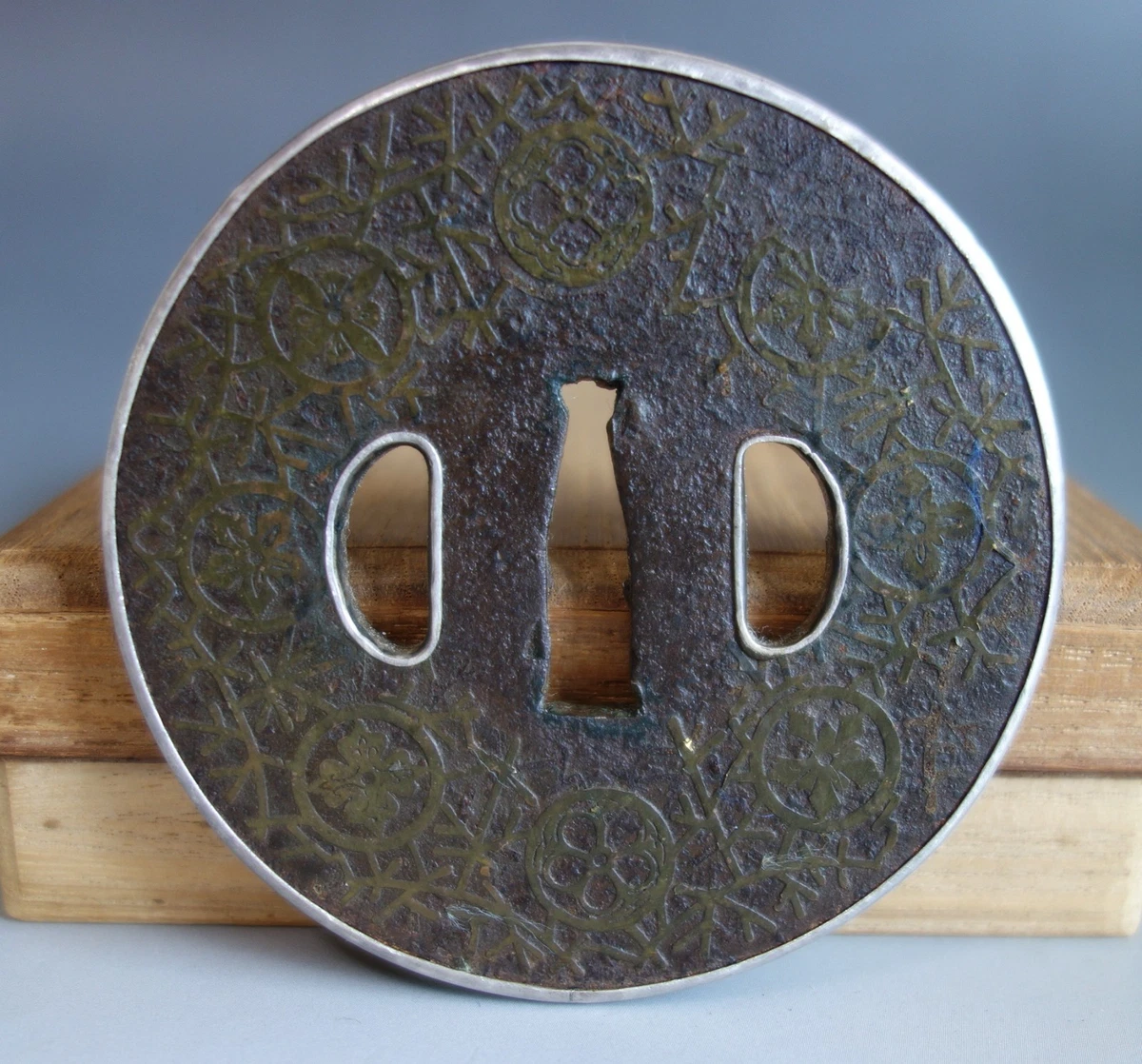 日本Tsuba 1850 - 1899 年铁制古董| eBay