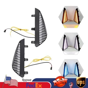 LED Daytime Running Light Fog Lamp W Turn Signal 3-Colors For 2024 Nissan Sentra - Imagen 1 de 24