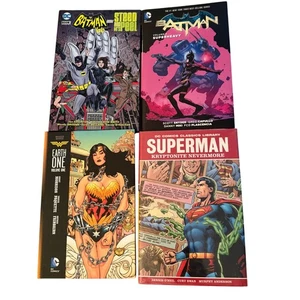 DC Comics Lot Batman & Superman Graphic Novels Earth One Vol 1 Steed & Mrs Peel - Picture 1 of 4