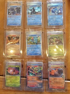 ALL STAFF promo Stamped Scarlet & Violet, SVI PAL OBF PAR TEF TWM SCR SSP JTG - Foto 1 di 19