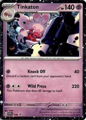 Tinkaton -  (Cosmo Holo) Promo SV: Scarlet & Violet Promo Cards 140 NM - Image 1 of 2