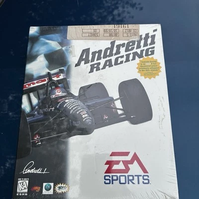 Vintage EA Sports Andretti Racing Windows 95 PC CD-Rom Car Game Sealed / New - Image 1 of 4