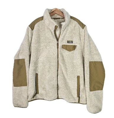 Vintage 90’s Mens L.L. Bean High Pile  Fleece Jacket Full Zip Size XL ID 505251 - Image 1 of 4