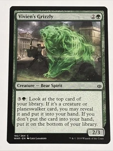 MTG War of the Spark Vivien's Grizzly 182/264 NM - Picture 1 of 2