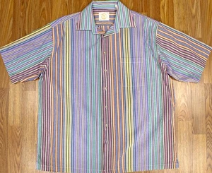 CAMISA FORSYTH OF CANADA SEERSUCKER CORTE REGULAR 100% ALGODÓN Talla X-GRANDE, XL - Imagen 1 de 5