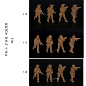 3D Printed 1/72/87/64 Modern U.S. Army Rangers Unpainted Finished Model - Picture 1 of 7