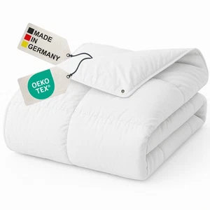 4-Jahreszeiten Bettdecke Mikrofaser 3-in-1 Sommer- & Übergangs- & Winterdecke - Bild 1 von 5