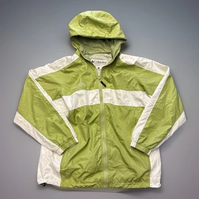 Chaqueta de lluvia Columbia para mujer M cremallera completa ligera cortavientos concha exterior Foto 1 de 4