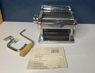 OMC Atlas pasta machine Made in Italy model 150 in box w manual - Image 1 of 4