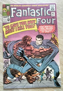 Fantastic Four #42 Marvel 1965 VG-F Jack Kirby Art Early Medusa 1a trilogia FF - Foto 1 di 16